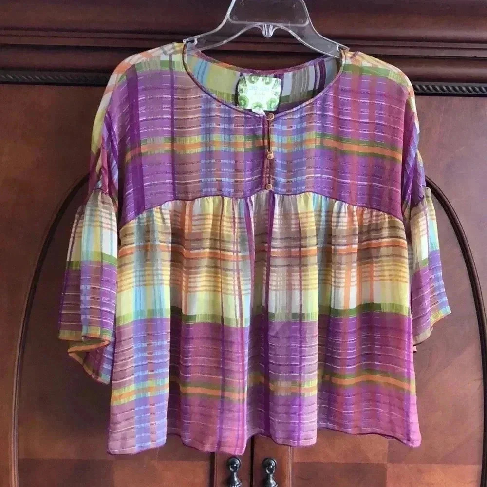 Cropped Chelsea and Violet Top